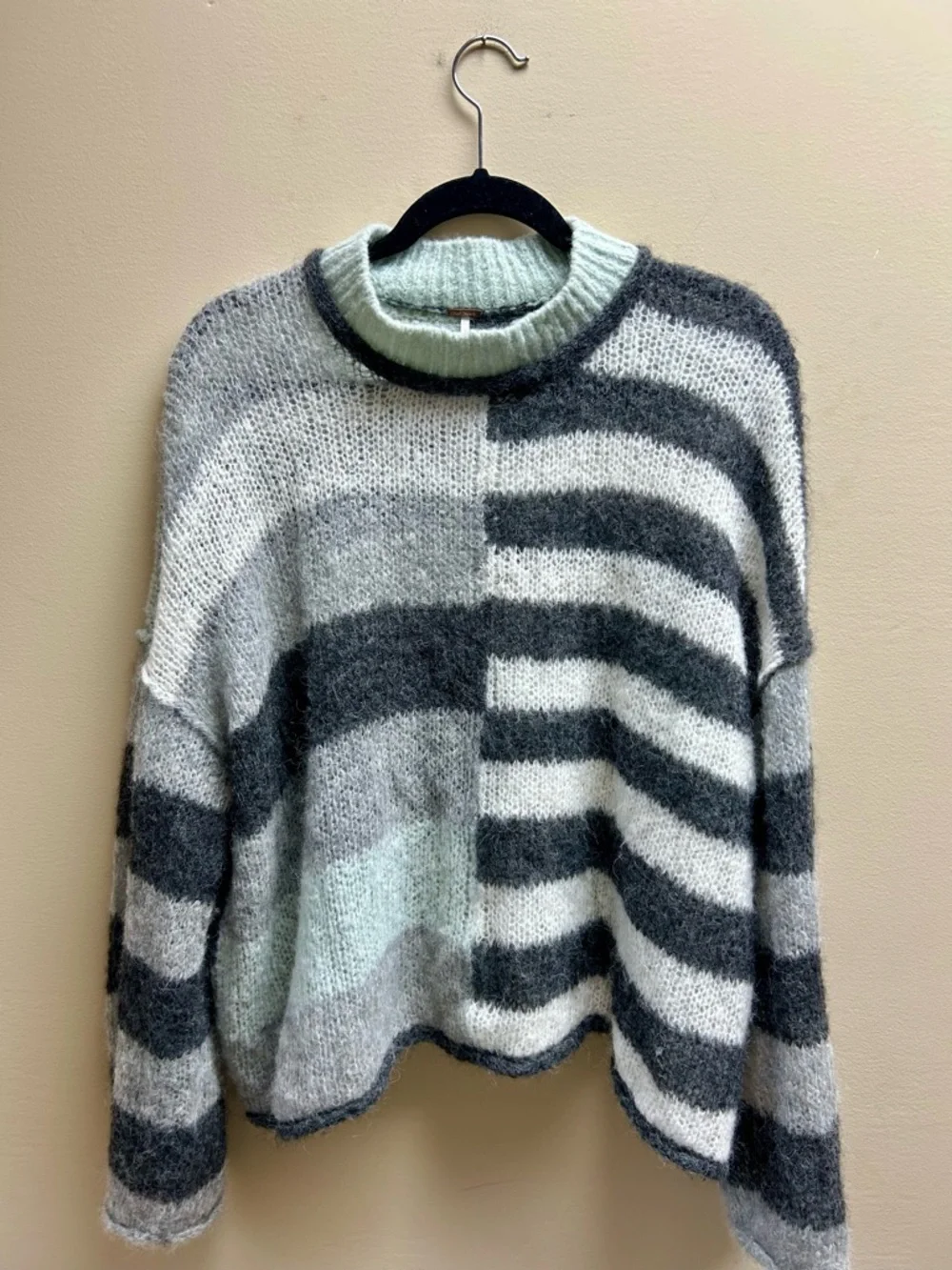 Free People Caravelli Splice Pullover Sweater